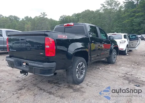 2021 Chevrolet Colorado 2Wd Short Box Z71 из США, поврежденный, VIN 1GCGSDEN3M1195595